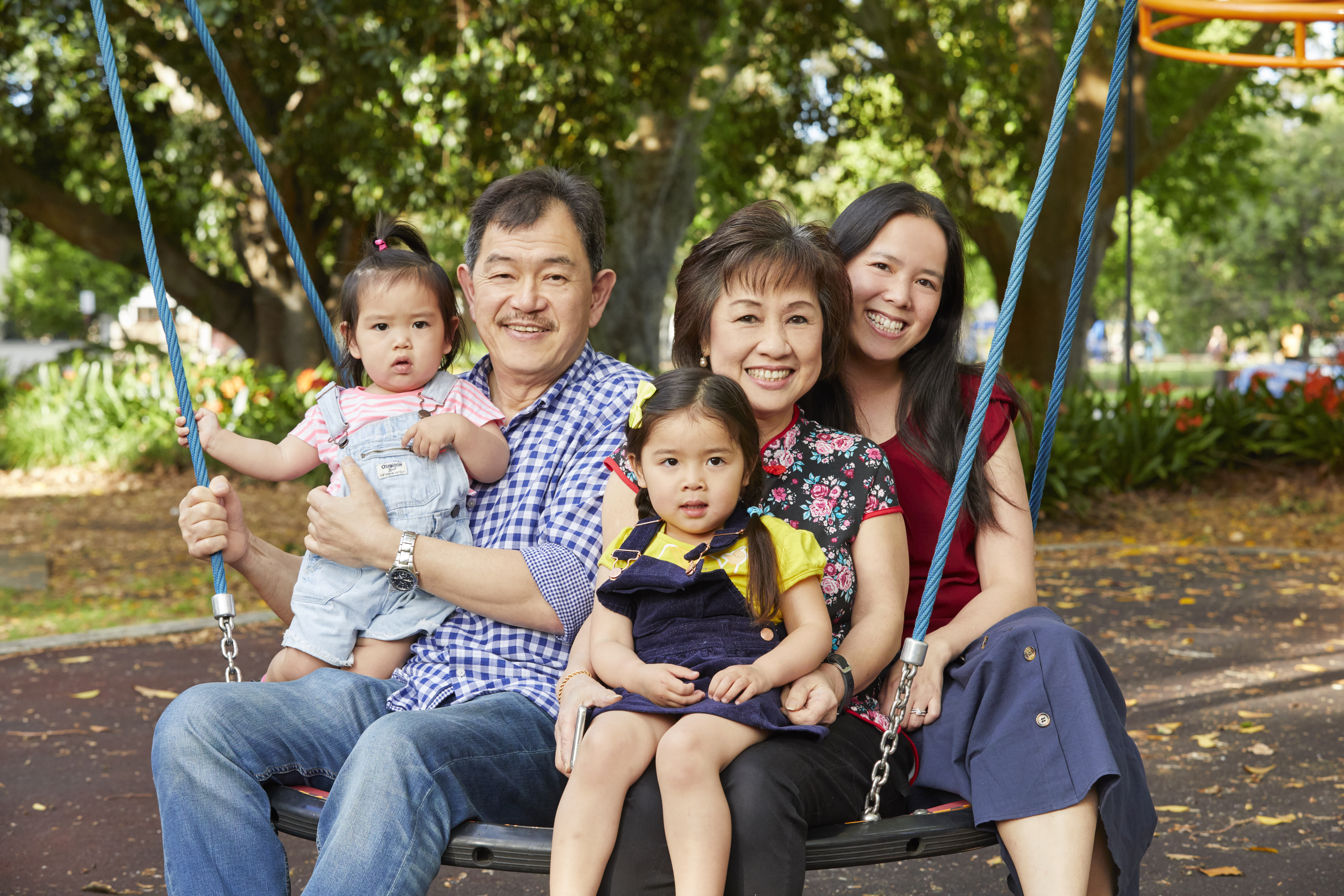 Family in the park 