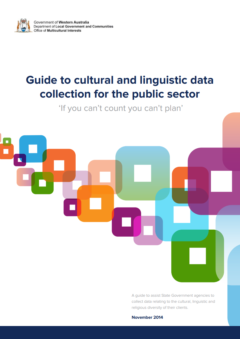 Guide to cultural and linguistic data collection for the public sector