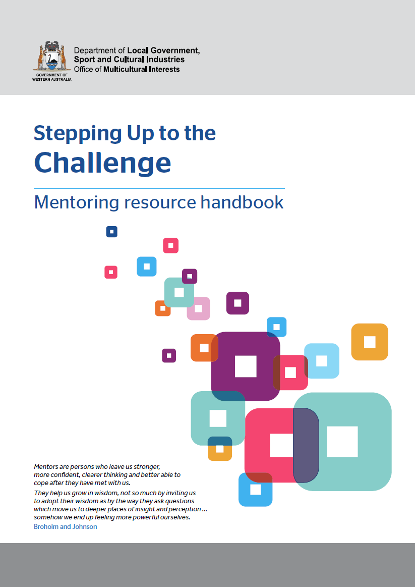 Mentoring resource handbook cover