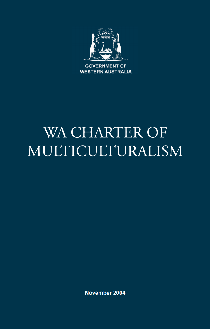 WA Charter of Multiculturalism cover