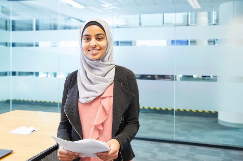 Muslim woman in a hijab