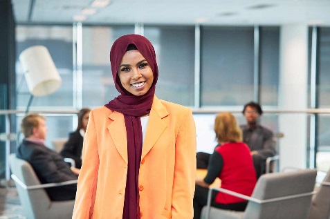 Muslim woman in a hijab