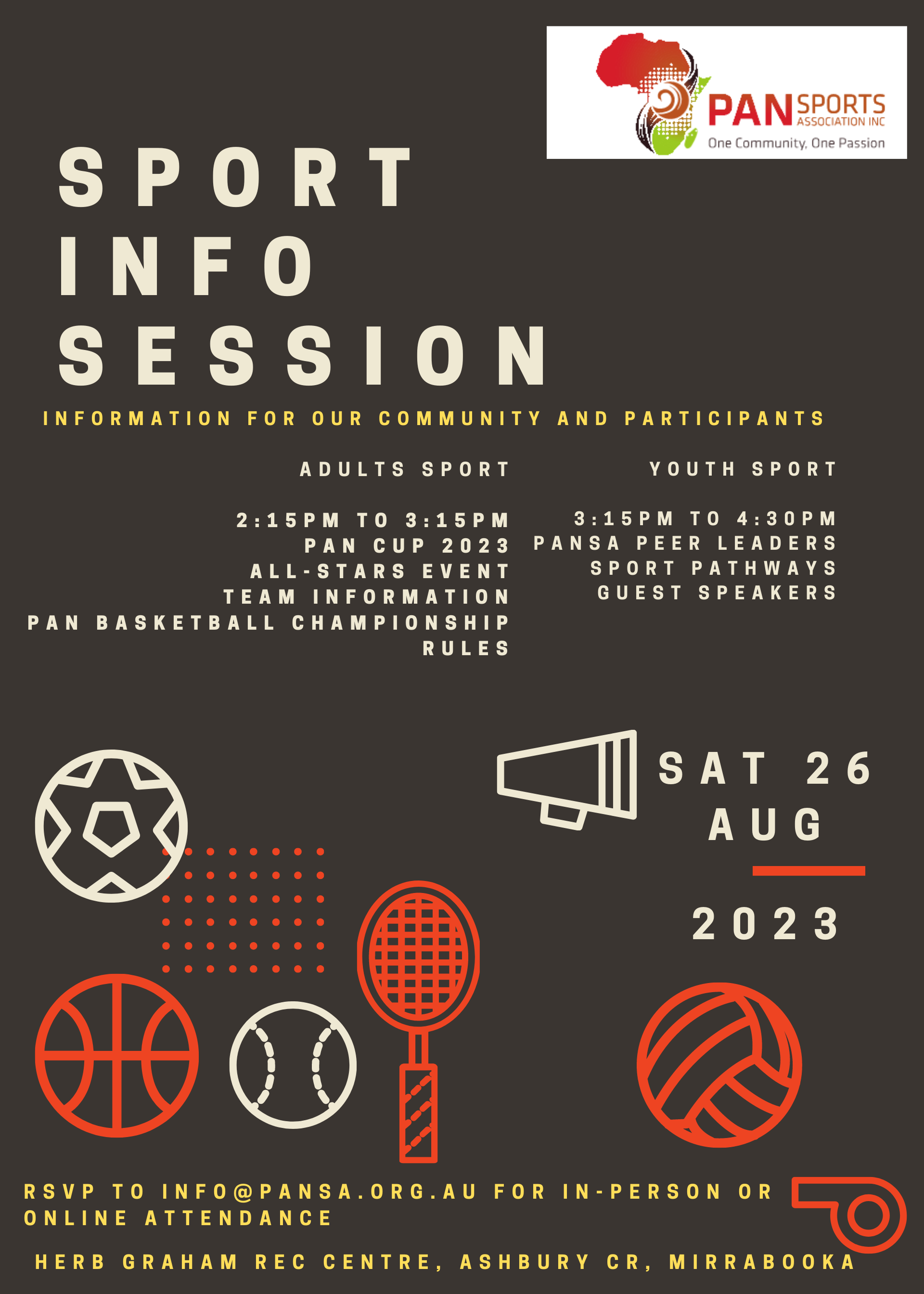 PANSA Sport Info Session
